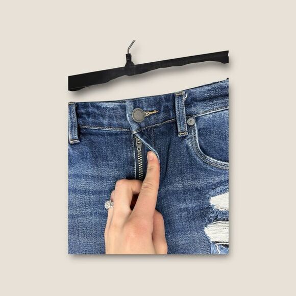 Blank NYC The High Rise Fulton Roll Up Shorts Size 29 - Picture 4 of 8